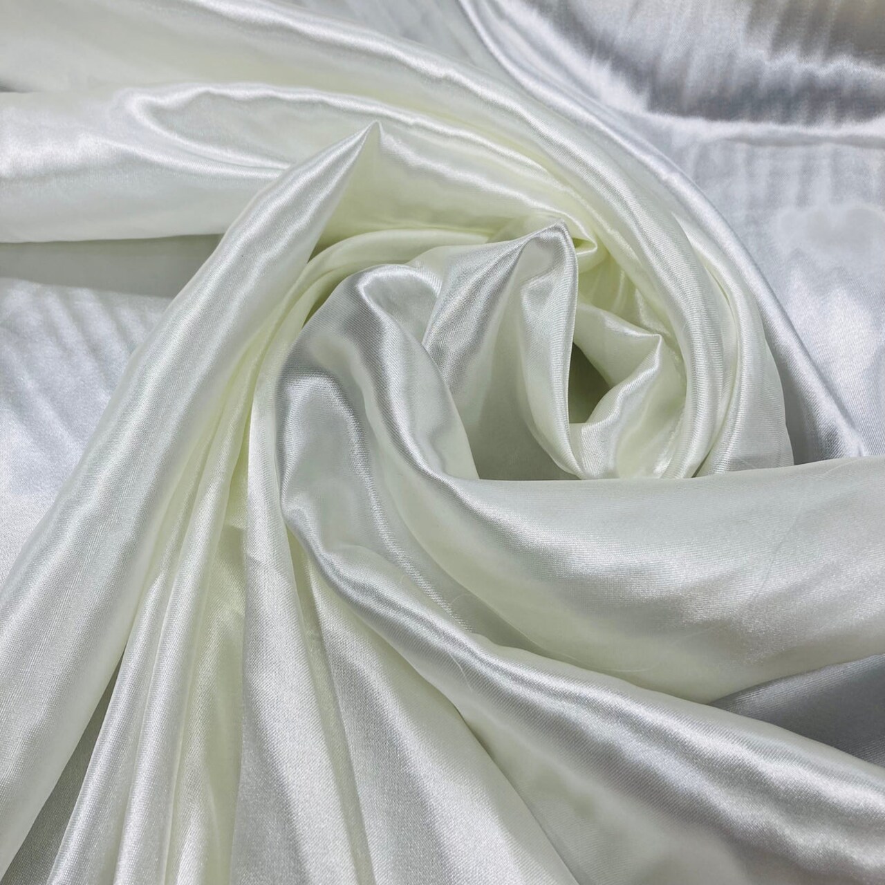 1 Yard Charmeuse Medium Satin Lining Polyester Fabric Elegant Dressmaking Material 60 Inch Width